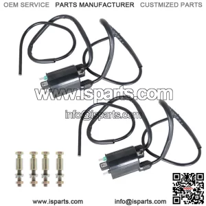 Front and Rear Ignition Coils for Kawasaki VN1500 Vulcan 1500 1996-2008