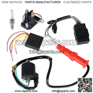 Ignition Coil CDI Relay Regulator & Spark Plug For Polaris Sportsman 500 1996-01