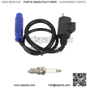 Ignition Coil + Spark Plug + CAP For Kawasaki Prairie 700 KVF700 2004 2005 2006