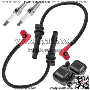 Ignition Coil & Wires For Polaris Ranger Crew 1000 / Crew XP 1000 / XP 1000 2021