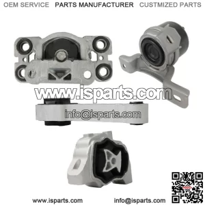 For 07-16 Volvo S60 S80 V70 XC60 Motor, Trans & Torque Strut Mount 4PCS