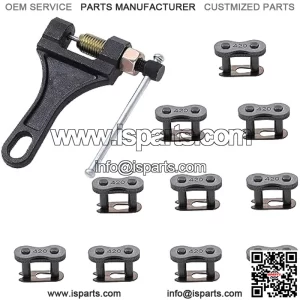 420 Chain Master Connect Link Breaker for Coleman CT200U BT200X Baja 196 212cc Mini Bike Go Kart TaoTao Coolster Ice Bear Suzuki SSR TTR CRF 50 70 90 110 125cc Pit Dirt Bike 4 Wheeler ATV Parts