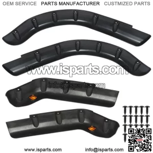 Set of 4 for EZGO TXT Model Golf Cart Standard Fender Flared Front and Rear