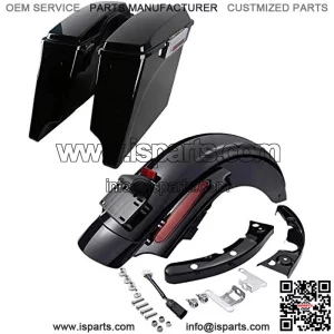 5" Stretched Hard Saddle Bags Rear Fender Fit For Harley Touring Road King Electra Glide Street Glide Road Glide Ultra 2009-2013,1 1/4" Gloss Black 10" Meathook Bar Ape Hangers Handlebars Compatible With 1996-2023 Harley-Davidson Bagger Electra & Street Glide With Or Without ABS & Heated Grips,Black 5" Stretched Saddlebags 6X9 Speaker Lid Fits For Harley Touring Models CVO Road Glide Road King Street Glide Electra Glide Ultra Classic 1994-2013,1157 Front Rear LED Turn Signals 3 1/4 inch Flat Smoked Lens Covers Brake Running Light Compatible with Harley Road King Electra Glide Touring,Exhaust Gasket for Harley, Made of Graphite and Steel Mesh for 1984-later Most Harley Davidson Bikes, Touring, Sportster, Dyna, Softail, Evo, etc. 1 Pair 2pcs