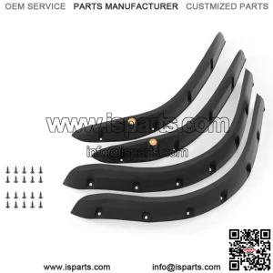 Golf Cart Fender Flares for Club Car Precedent Front Rear Wheels (Set of 4)