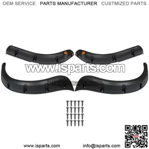 Golf Cart Fender Flares Front And Rear for Club Car Precedent 2006+ (Set of 4)