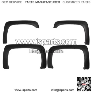 Fender Flares Fit For 07-13 Silverado 1500 Standard Cab & Extended Cab (For: More than one vehicle)