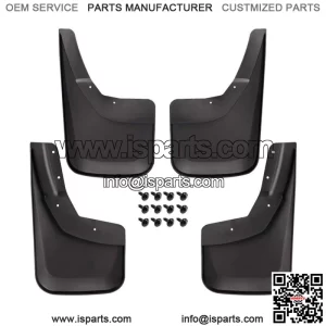 Fit For 2014-2018  Silverado  Splash Guards Molded Front Rear  4Mud Guards  (For: More than one vehicle)