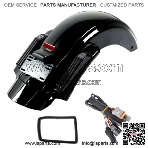 Rear Fender System LED Smoke Lens Set ABS For Touring Road Glide CVO 2014-2021
