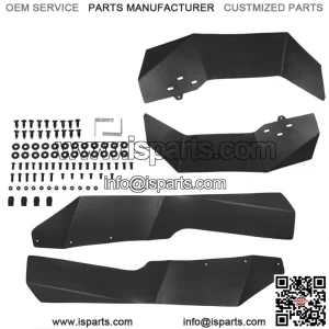 Mud Flaps Fender Flares for 2014-22 Polaris RZR XP 1000 Extensions Guard 4 Turbo (For: Polaris)