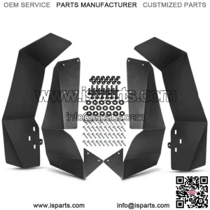 For Polaris RZR-4 900 RZR-S 900 RZR-S 1000 Mud Flaps UTV Fender Flares 2015-2019 (For: Polaris)