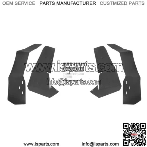 4x Extended Fender Flares Mud Flap For Polaris RZR S 900/4 900 /S 1000 2015-2020 (For: Polaris)