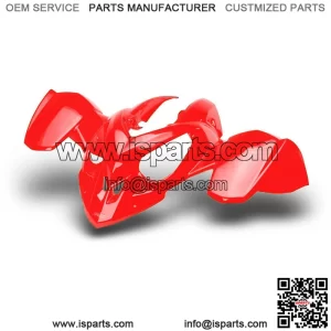 NEW POLARIS PREDATOR 500 FIGHTING RED FRONT FENDER PLASTIC PLASTICS (For: Polaris)