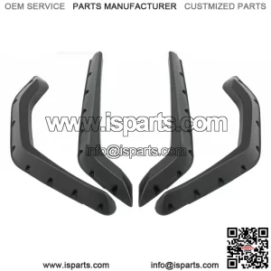 Set Of 4PCS PP Fender Flares For Polaris RZR 800 / 4 800 / 800 S 2008-10 Snap On (For: Polaris)