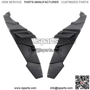 4pcs Rear XXL Extended Fender Flares Compatible with Polaris RZR 1000 2014-2023 (For: Polaris)