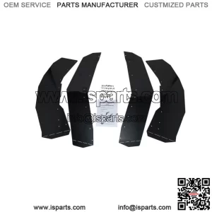 Front&Rear Mud Flaps Fender Guard for 2020-2024 Polaris RZR PRO XP/PRO R/Turbo R (For: Polaris)