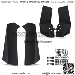 Mud Flaps Fender Flares for Polaris RZR XP 4 1000 2014-2018 Turbo UTV Simplified (For: Polaris)