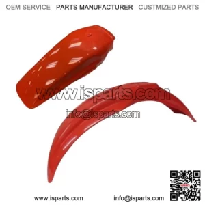 HONDA Fender CR125 250 500 R 85-87, 90 Flash Red Front Rear Plastic Guard F195