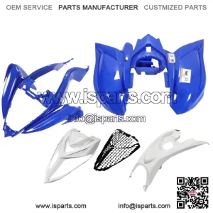 For YAMAHA Raptor 700 2006-2025 Plastics Kit Bodywork Fenders BLUE Complete Set