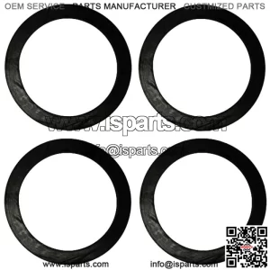 (4) - Rubber Gas / Fuel Sediment Bowl Gaskets NAA9160A Fits Ford NH 2N 8N 9N NAA