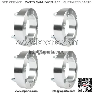 4x137 Wheel Spacer 1.5" 110mm M10x1.25 For 1991-1996 Kawasaki Mule 500 Silver X4