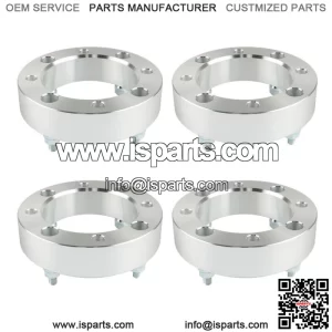4x137 Wheel Spacers 2" 110mm M10x1.25 For 1991-1996 Kawasaki Mule 500 Silver X4