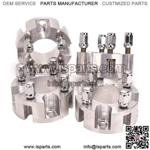 Golf Cart 2 inch Wheel Spacers for EZGO Club Car Yamaha 4 Pack, Silver