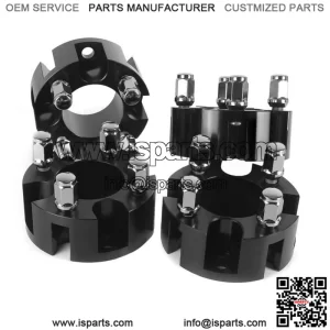 2 inch Golf Cart Wheel Spacers for EZGO Club Car Yamaha 4 Pack, Black