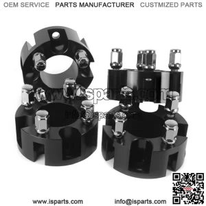 2 inch Golf Cart Wheel Spacers for EZGO Club Car Yamaha 4 Pack, Black