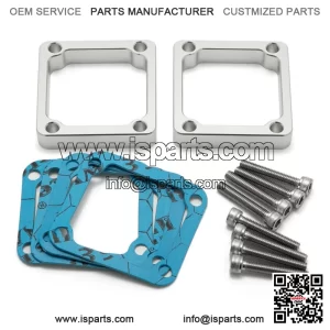 3/8" & 1/2" Intake Reed Manifold Spacer Gaskets Hardware for Yamaha Banshee YFZ350 1987-2006