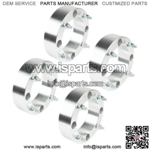 4X Wheel Spacers 4x156 2" 131mm 3/8"-24 For Polaris Sportsman Silver