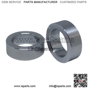 5/8" ID x 3/8" Long Aluminum Motorcycle Wheel Axle / Bolt Spacers -Pair