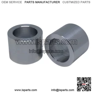 1.00" ID x 1.00" Long Aluminum Harley Motorcycle Wheel Axle Spacer - PAIR