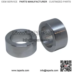 25mm ID x 1/2" Long Aluminum Harley Motorcycle Wheel Axle Spacers- pair