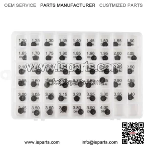 Adjustable Valve Shim Kit 9.48mm O.D. 1.20mm-4.00mm Thick for Suzuki LT-Z400 QuadSport Z 2003-2012 LT-R450 QuadRacer 2006-2011 (52pcs)