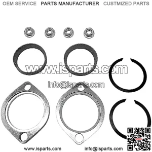 Exhaust Flange Gasket Seal Install Kit for Harley-Davidson Big Twin Sportster 883 1200 XL883 XL1200 48 72 1984-2022
