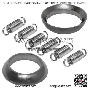 Exhaust Gaskets & Springs Kit for Arctic Cat Z370 Z440 ZL440 ZL550 ZL580 ZR700 (For: Arctic Cat)