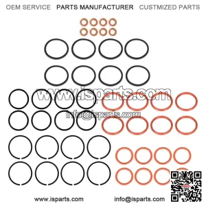 Diesel Fuel Injector O-Ring Seals 8 Set For 1994-2003 Ford 7.3L Powerstroke