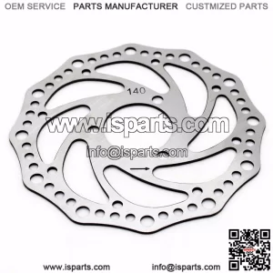 140mm 3-hole corrugated disc brake disc Weight: 0.102KG Volume: 14x14x0.2 Inner hole: 37.5mm Mounting hole: 6.5mm Hole spacing: 42mm