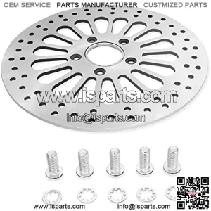 Motorcycle Front Brake Rotor 11.5inch Stainless Steel And 5MM Thickness Great Performance Superior Heat Dissipation Brake part For Harley Davidson Touring Models fits 2008 Above (Front)