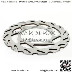 Front Rear Brake Disc for Arctic Cat 650 H1 4 X 4 Auto Utility/500 4 x 4 Auto TRV Utility/Auto TBX Utility 2004