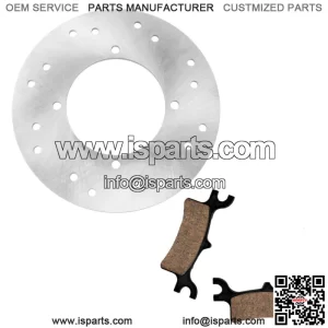 Rear Brake Disc Rotor W/ Pads for Polaris Sportsman 800 2005 2006 2007 (For: Polaris Sportsman 800)