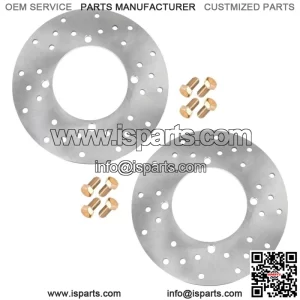 2 Rear Disc w/ Stud Bolt fits Polaris Sportsman 800 4x4 2007 2008 2009 2010 2011 (For: Polaris Sportsman 800)