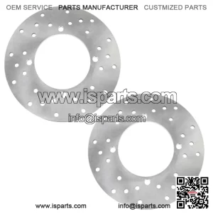 2 Rear Brake Disc Rotor for Polaris 5248250 Disc Brake Rear 2 Units (For: Polaris Sportsman 570)
