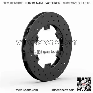 18mm x 200mm ventilated/drilled brake disc