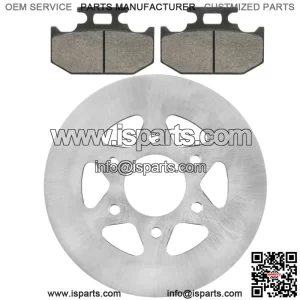 Rear Parking Brake Disc Rotor W/Pads for Yamaha Rhino 700 YXR700 4X4 2008-2013(For: Yamaha Rhino 700)