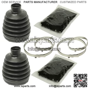 Rear Axle Inner And Outer CV Boot Kits for Polaris Sportsman 800 6X6 2009 2010 (For: Polaris Sportsman 800)