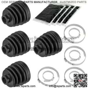 2 Rear Axle Outer Inner CV Boot Kit for Polaris Sportsman X2 500 800 2006 2007