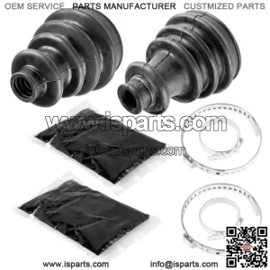 Front Axle Inner Outer CV Boot Kit fits Polaris Sportsman 700 800 MV7 4x4 2005 (For: Polaris Sportsman 800)