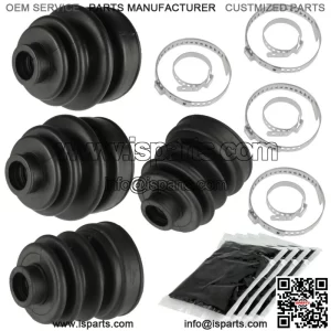 2 Rear Axle Inner Outer CV Boot Kit for Yamaha Rhino 660 YXR660F 4WD 2005-2007 (For: 2006 Yamaha Rhino 660)